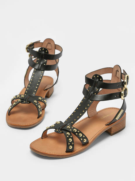 Sandalen Heposs Uit Leder Les tropeziennes Zwart women HEPOSS ander zicht 2